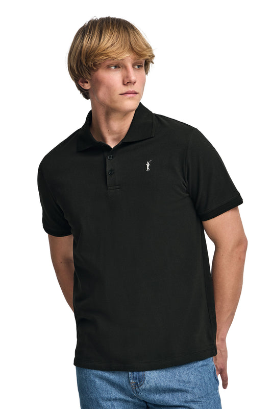 RIGBY GO POLO SS VN BLACK (45379) Men