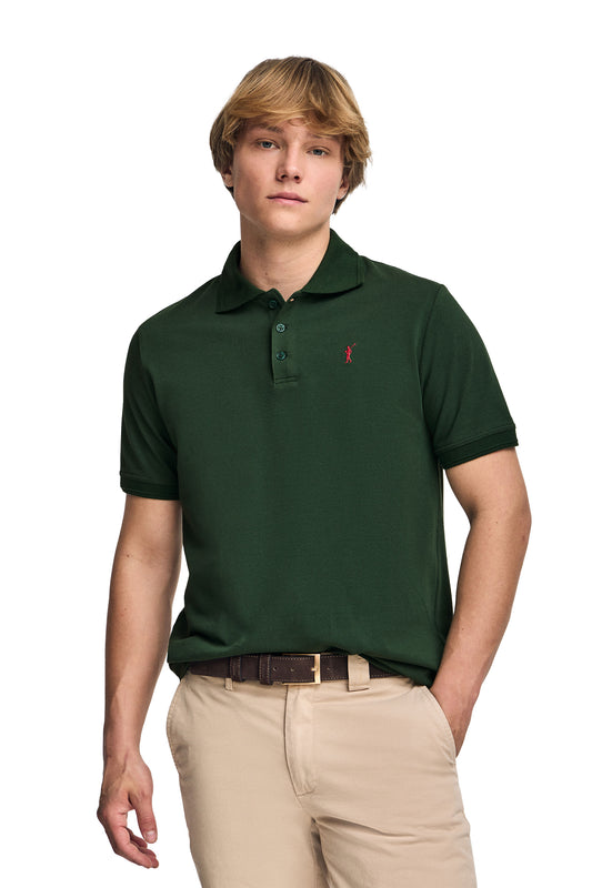 RIGBY GO POLO SS VN BOTTLE_GREEN (45383) Men