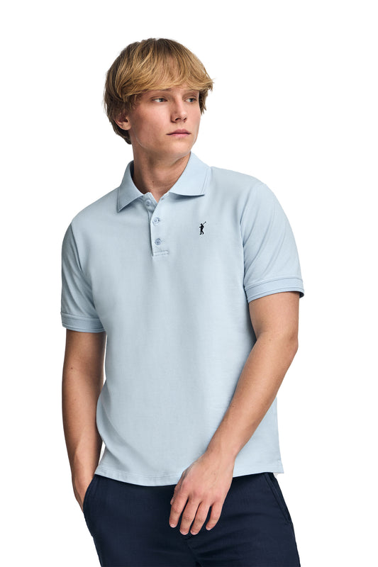 RIGBY GO POLO SS VN BABY_BLUE (45384) Men