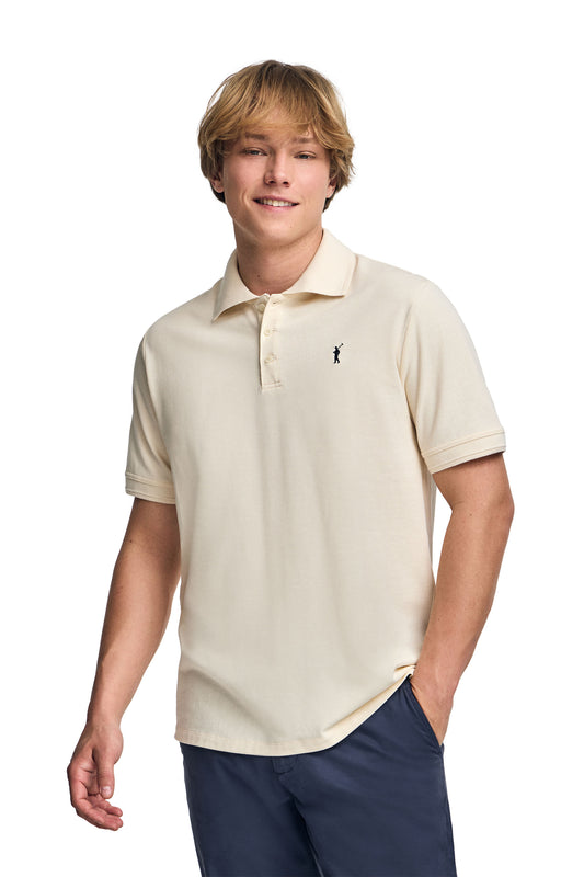 RIGBY GO POLO SS VN ECRU (45386) Men