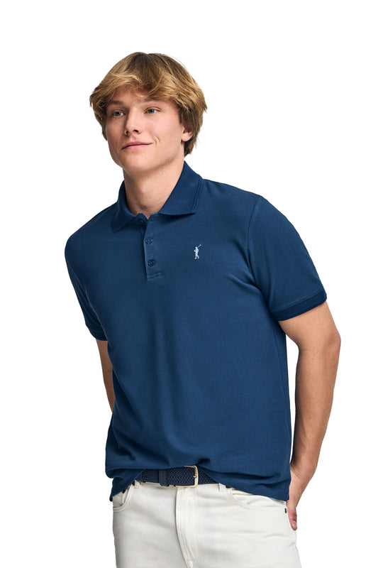 RIGBY GO POLO SS VN INDIGO_BLUE (45388) Men
