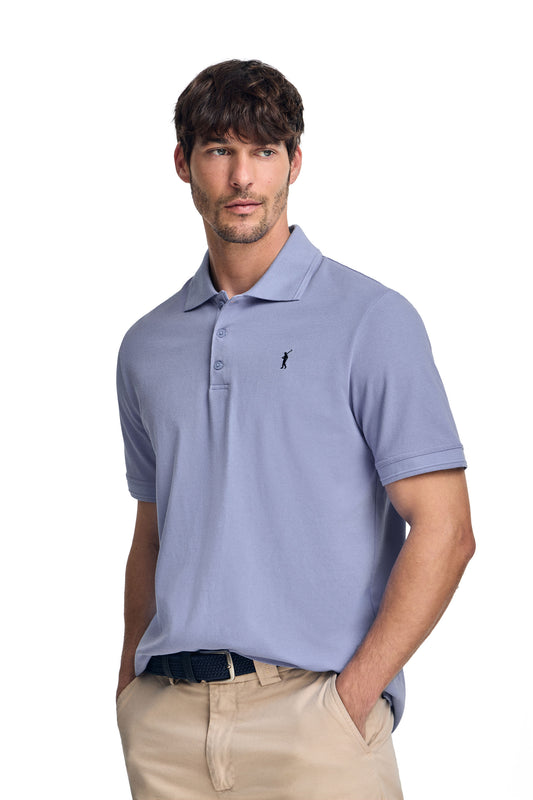 RIGBY GO POLO SS VN AQUA_BLUE (45390) Men