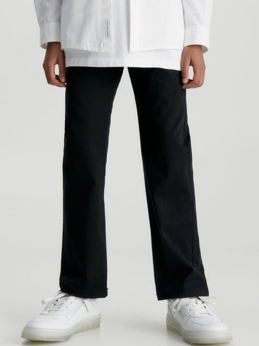 Calvin Klein Trousers/Pants (IB0IB01678-BEH_BLACK) Kids