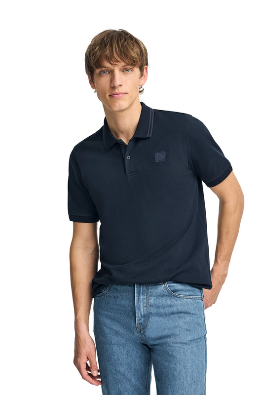 TWILL PATCH POLO SS VN NAVY (45404) Men