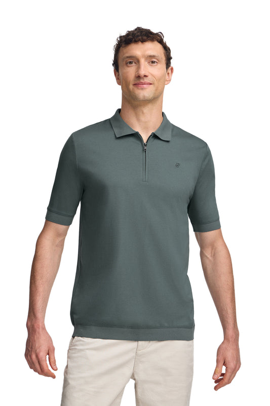 ESKO ZIPPER POLO STONE_GRAY (45417) Men