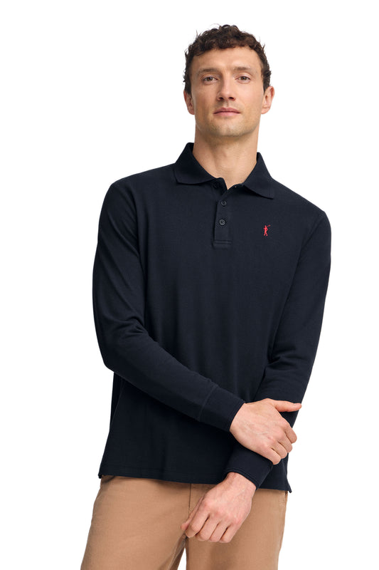 RIGBY GO POLO LS VN NAVY (45428) Men