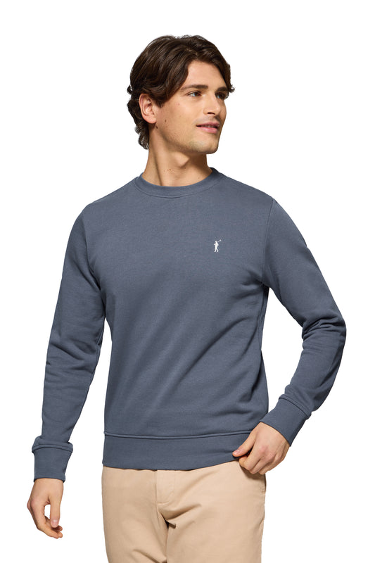 RIGBY GO FT SWEAT U DENIM_BLUE (45445) Men