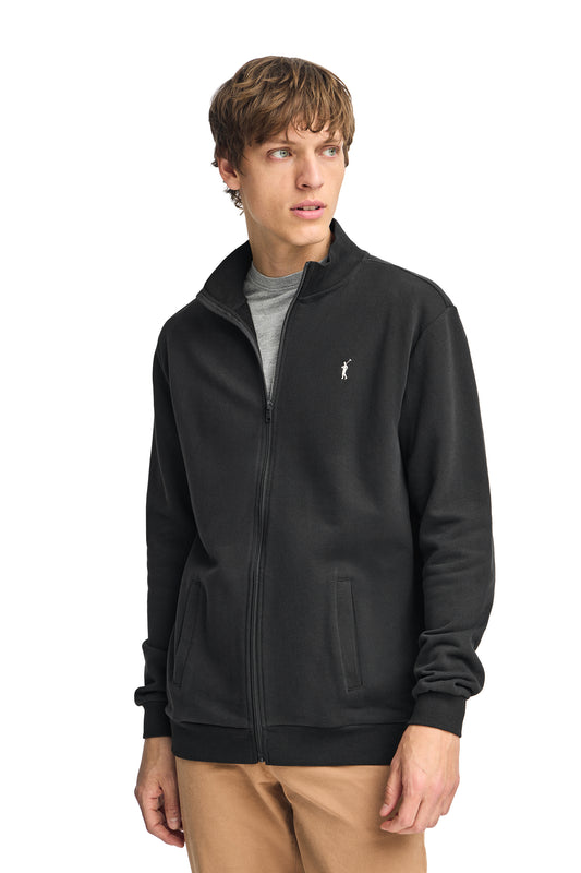 RIGBY GO ZIPPERED FT SWEAT BLACK (45470) Men