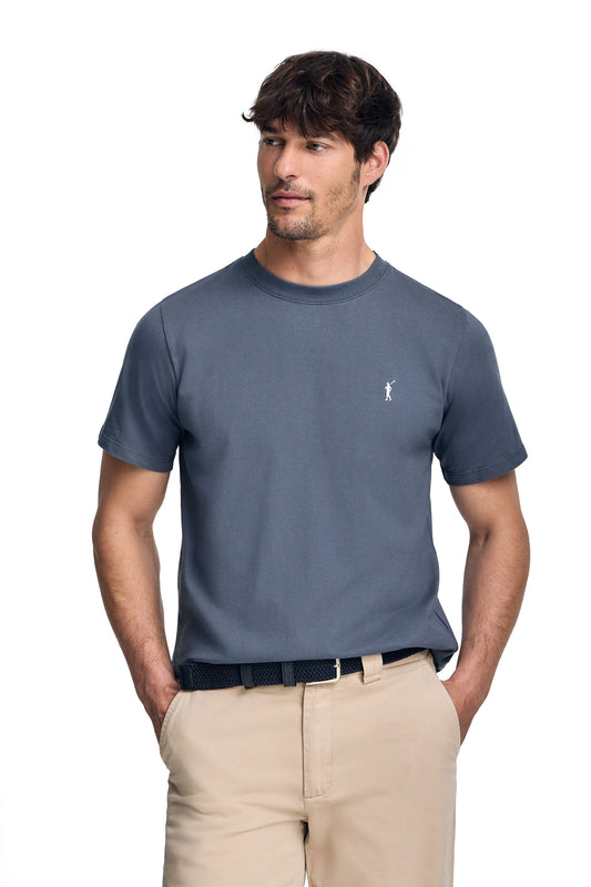 RIGBY GO TSHIRT SS VN DENIM_BLUE (45489) Men