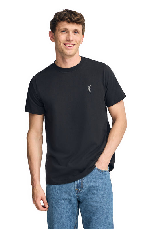 BIG RIGBY GO RUBBER TSHIRT SS BLACK (45506) Men