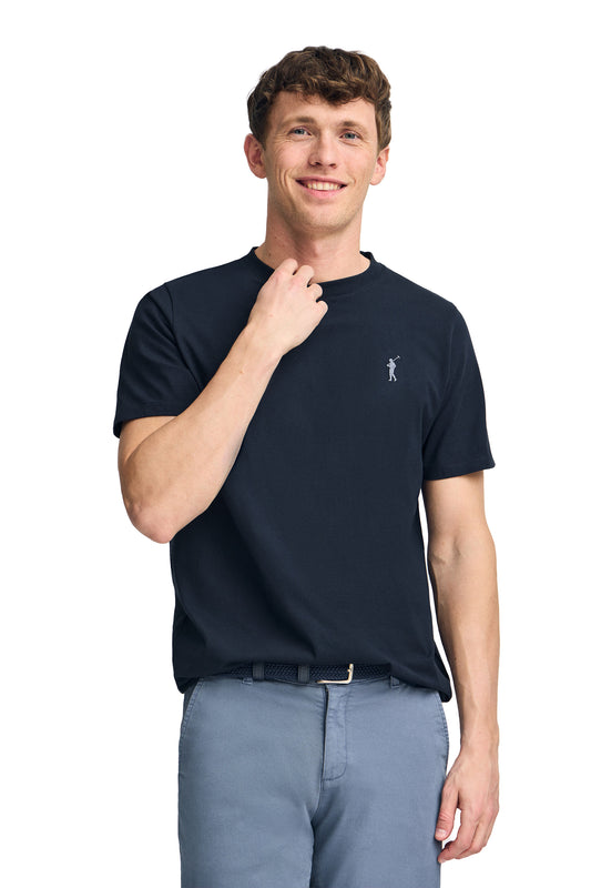 BIG RIGBY GO RUBBER TSHIRT SS NAVY (45507) Men