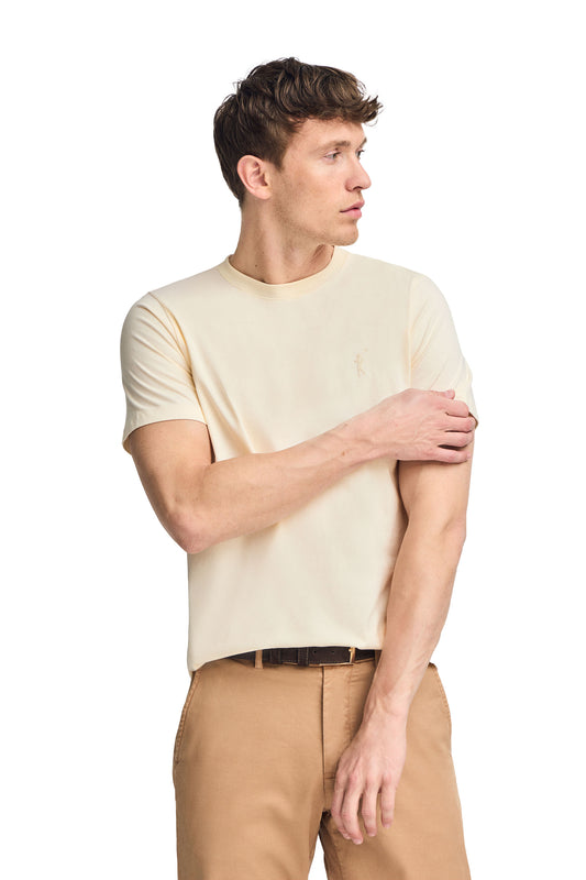 BIG RIGBY GO RUBBER TSHIRT SS ECRU (45508) Men