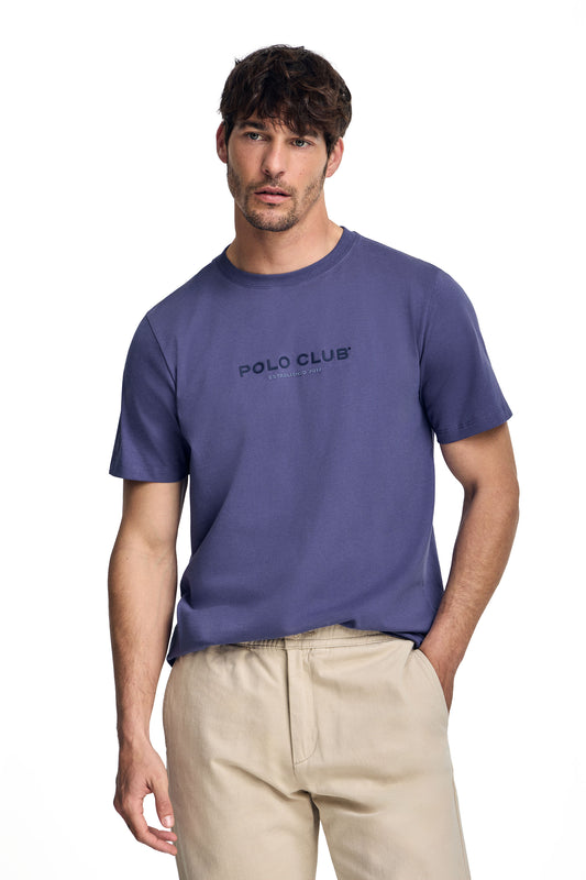 EST MINIMAL TITLE RUBBER TSHIRT VIOLET_BLUE (45528) Men