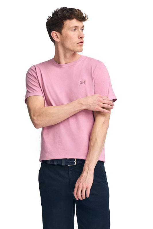 TWILL PATCH TSHIRT GD SS VN DUSTY_ROSE (45537) Men