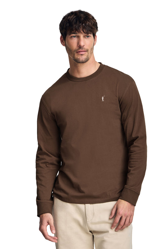 RIGBY GO TSHIRT LS VN BROWN (45555) Men