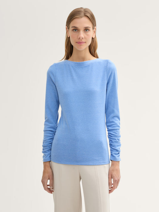 Tom Tailor Women long-sleeved T-shirts (1033642_blue)