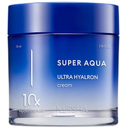 Missha Super Aqua Ultra Hyalron Cream Hydrating Facial Cream 70ml