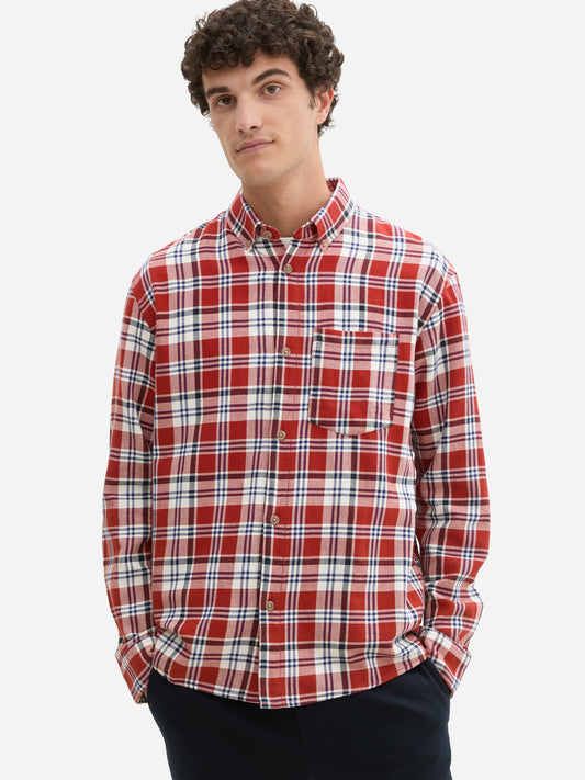 Tom Tailor Men shirts (1042538_Red)