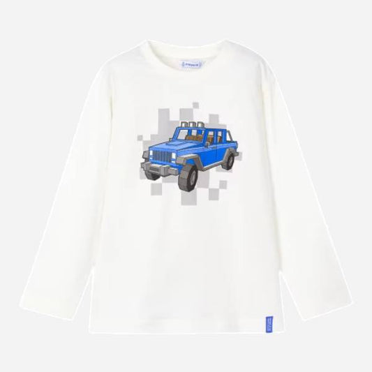 Mayoral Kids boys' T-shirts (4.052-79_White)