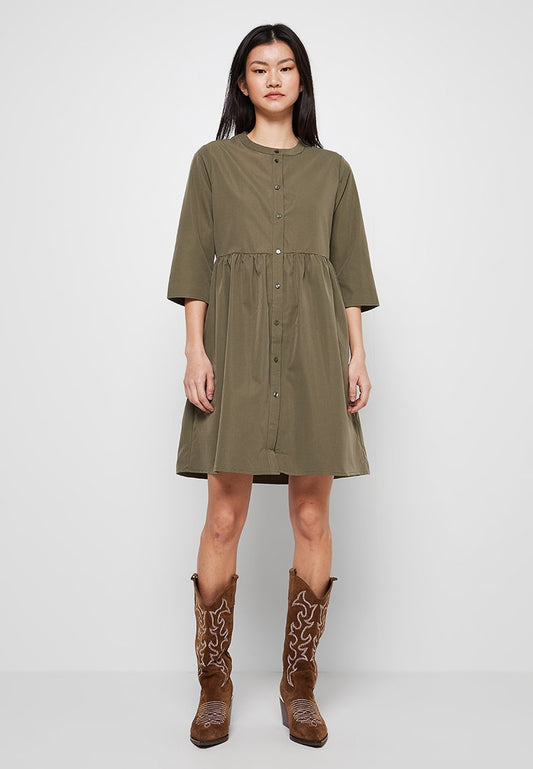 JDY LUNA 3/4 SHIRT DRESS WVN LO (ZZO1TLB29-O00) Women