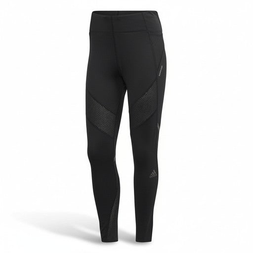 Adidas Mesh Panel Performance Leggings Black, Women