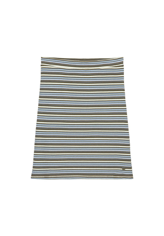 Marc O'Polo DENIM Gestreifter Jersey-Rock s aus garngefärbtem Organic Cotton-Mix (OP521B03R-M11) Women