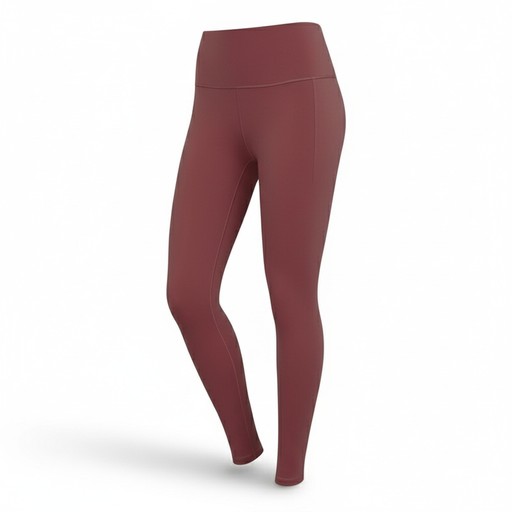 Adidas High Waisted Leggings Burgundy, Women