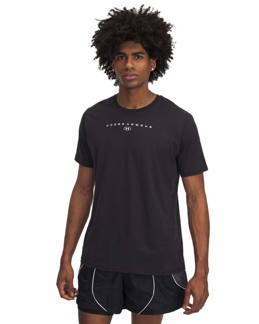 UA M STACKED LOGO SS (6000211-001) Men