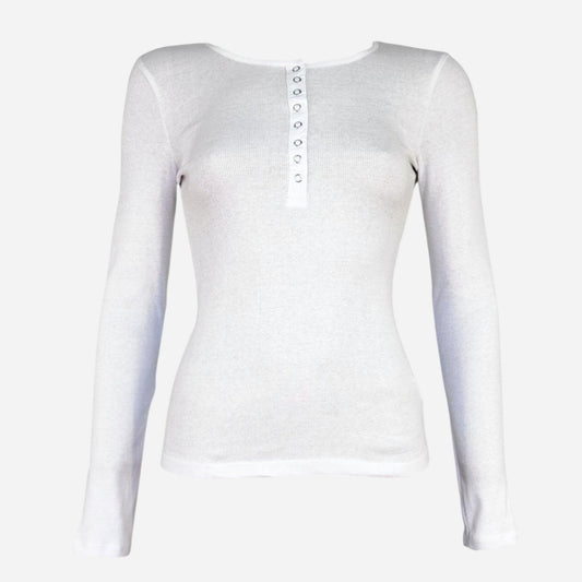 Sinsay Women long-sleeved T-shirts (2110F-00X White)
