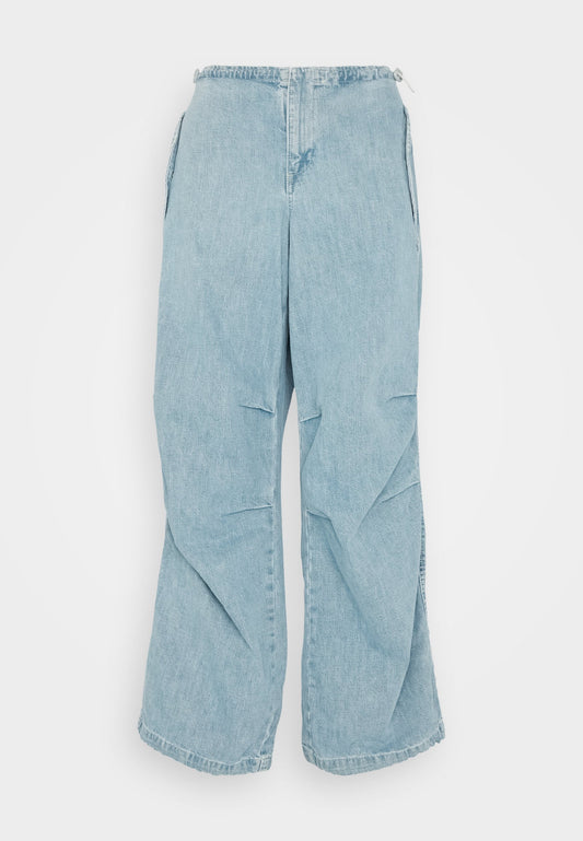 BDG Urban Outfitters BAGGY CARGO BLEACH Blue Denim (QX721A073-K11) Women