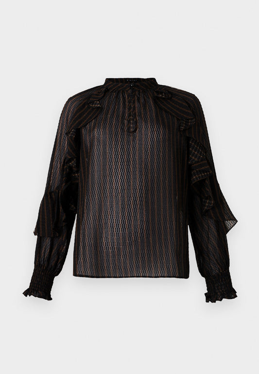 Sisley BLUSA Black (ZZO2F9B61-Q00) Women