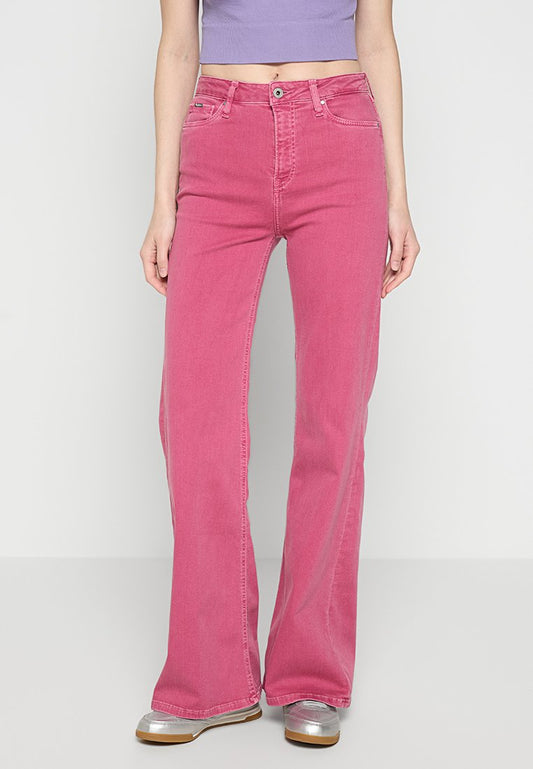 Pepe Jeans SLIM FIT FLARE UHW Pink (ZZO2V7V01-J00) Women