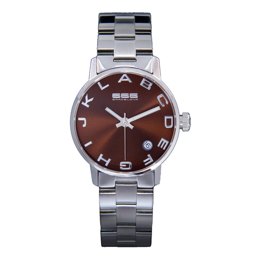 666Barcelona Quartz Watch Silver (666-277) Unisex