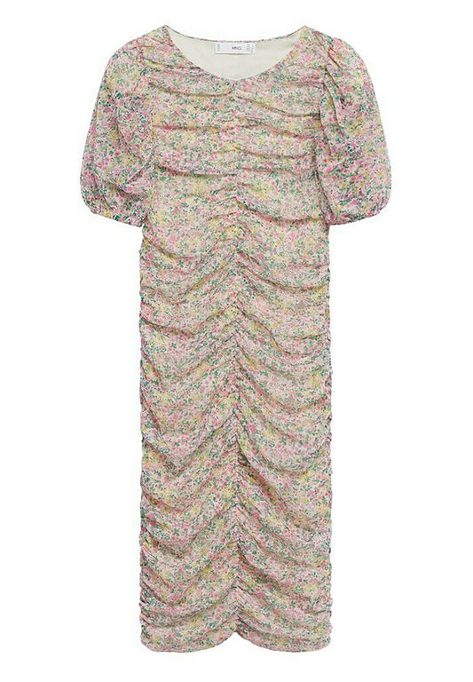 Robe froncée à fleurs Women