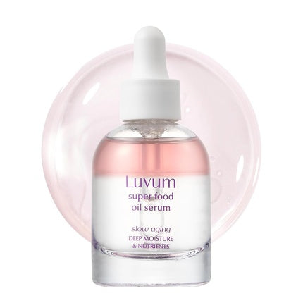 Luvum Slow Aging Super Food Oil Serum Peptide Essence 30% Moisture Oil 30ml