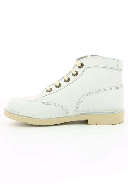 Kickers Bottillons Cuir Kick Col white (KI114I021-A11) Kids