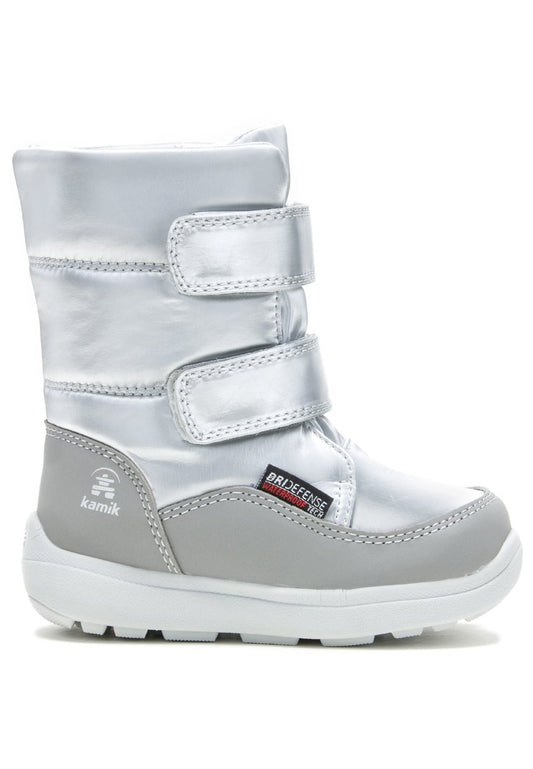 Kamik SNOWCUTIE,Vegan,Nahtversiegeltes, Wasserdichtes DriDefense silver-coloured (ZZO2LWA13-D00) Kids