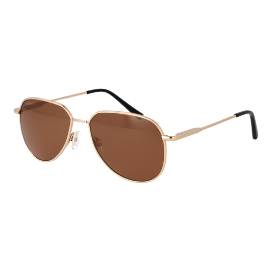 Serengeti Aviator Sunglasses Rose Gold (20243262) Unisex