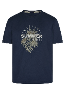 Hechter Paris T-Shirt Print Midnight Blue (75016-131929-690) Men
