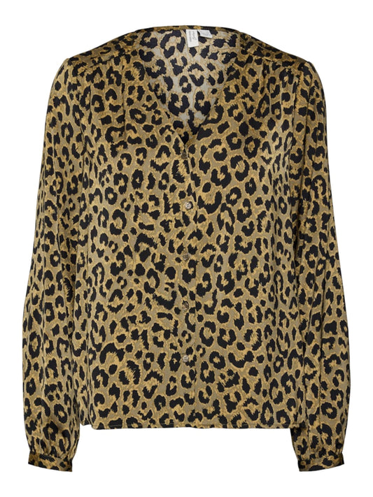 Vero Moda VMAMELA L/S V-NECK SHIRT WVN LCS GA (23677060) Women