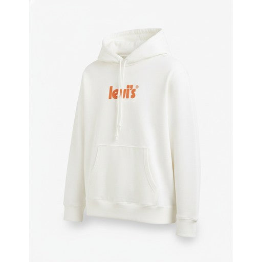 Levis Poster Logo Pullover Hoodie White, Women