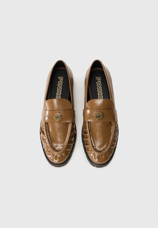 NORA 01 - MOCASSINO BOX CALF LEATHER SIGARO Women