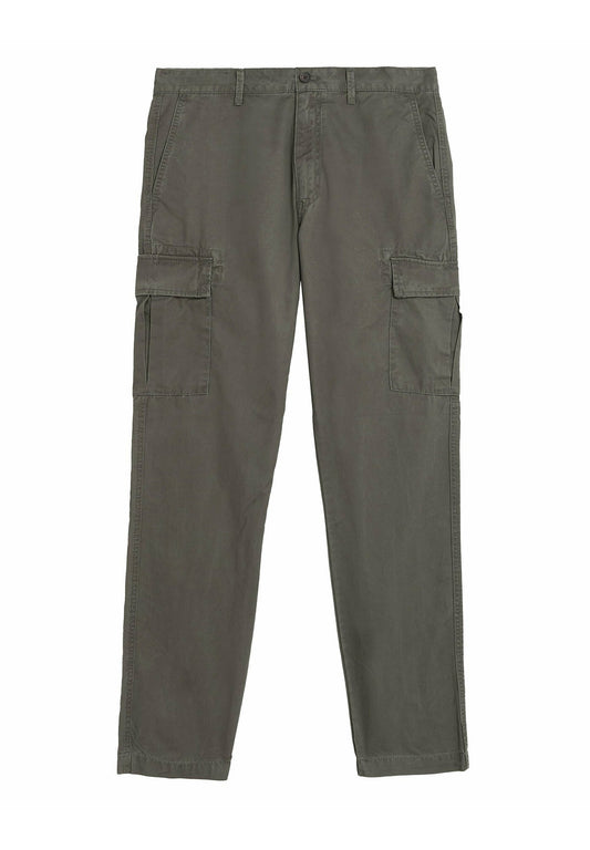 Marks & Spencer Tapered Fit Lightweight Cargo Trousers Khaki (QM422E01T-N11) Men