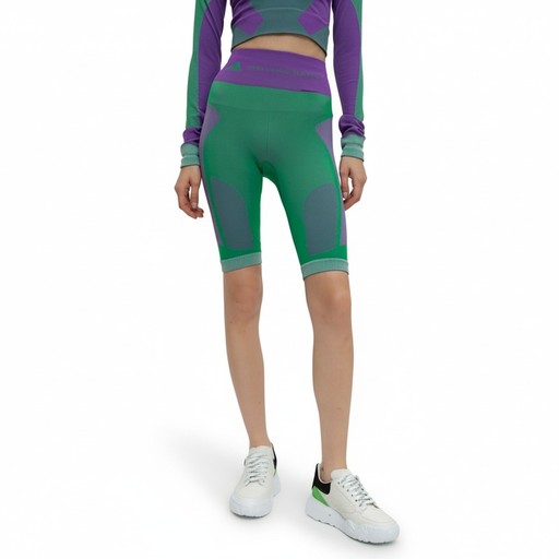 Adidas Seamless Cycling Shorts Green, Women