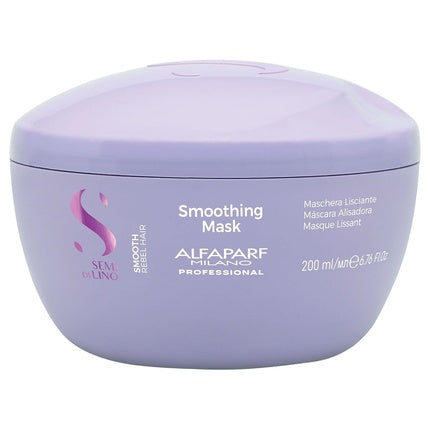 Alfaparf Milano Semi Di Lino Smooth Rebel Hair Mask - 200ml