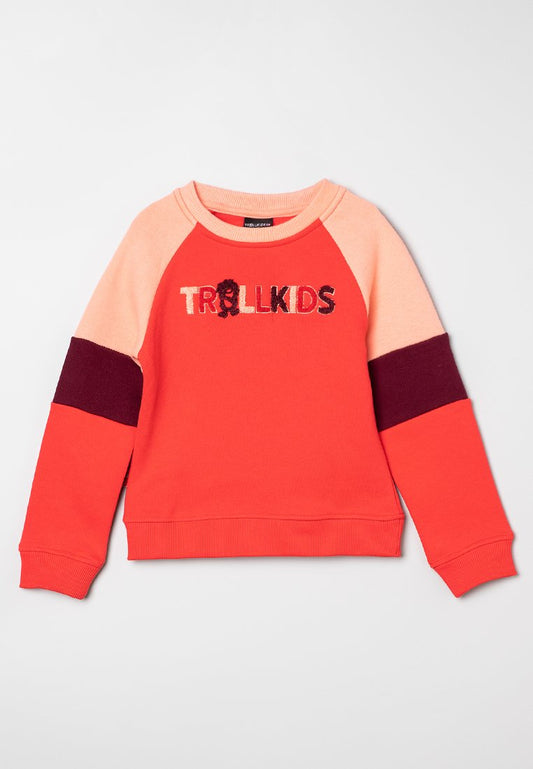 Trollkids Trollfjord Sweatshirt red (ZZO1XYW51-T00) Kids