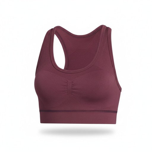 Adidas Studio Seamless Sports Bra Violet, Women