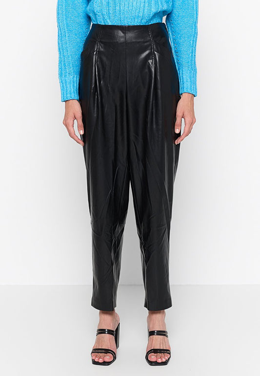 DKNY 'S PU PANT Black (ZZO2UWA30-Q00) Women