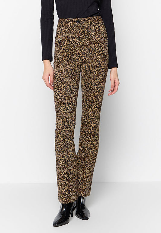 LIU JO PANT.TROMBETTA Brown (ZZO2V2P95-T00) Women