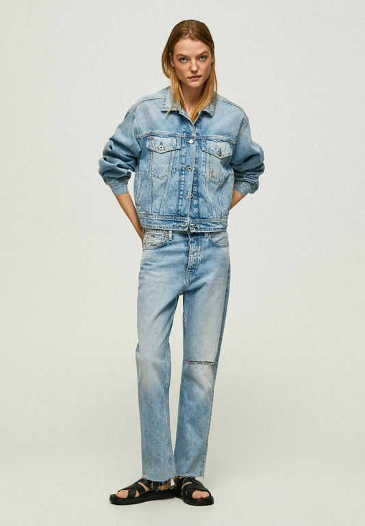 Pepe Jeans straight leg jeans CELYN RAINBOW Women